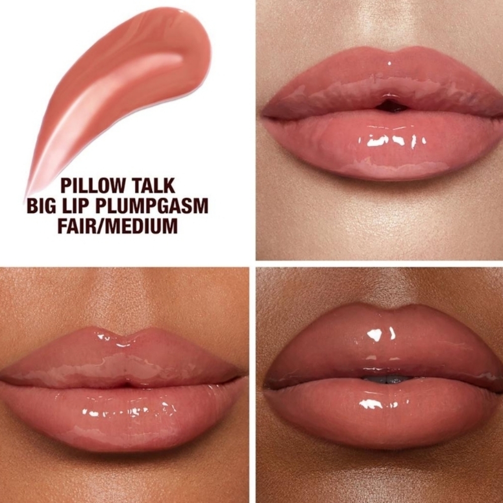 Charlotte Tilbury Pillow Talk Big Lip Plump Gasm: Fair/Medium, Full Size, NWOB - Picture 4 of 8